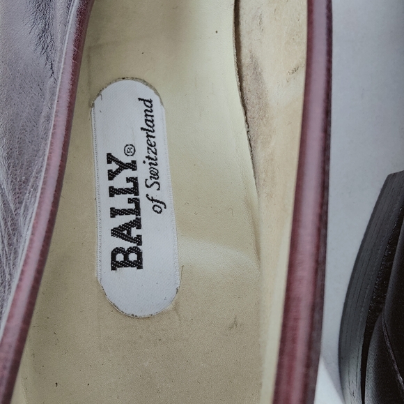VTG Bally Men\'s Brown Leather Gold Tone Buckle Loafers, Sz 10.5 main image 5